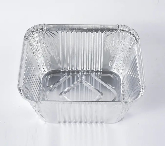 Avantages de l'utilisation de contenants alimentaires carrés en papier d'aluminium froissé